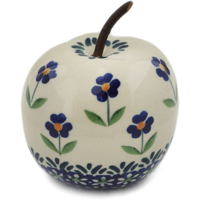 Polish Pottery Apple Figurine 3&quot; Mariposa Lily
