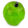 Ceramic Apple Figurine 4&quot; Green