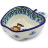 Polish Pottery Apple Shaped Bowl Childrens Baby Bear