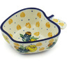 Polish Pottery Apple Shaped Bowl Yellow Rose Of Texas