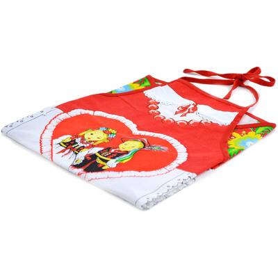 Textile Apron 20&quot; Red