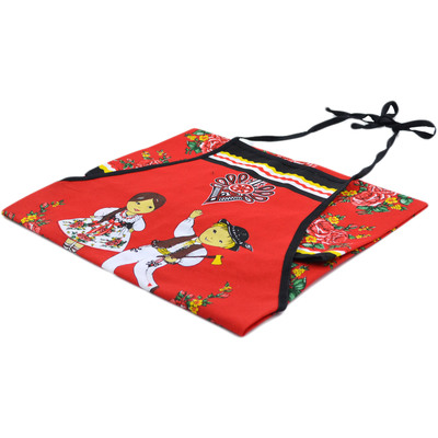 Textile Apron 31&quot; Red