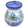 Polish Pottery Aroma Oil Burner Lamp 4&quot; Feathery Bluebells