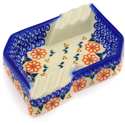 Polish Pottery Ashtray 5&quot; Amarillo