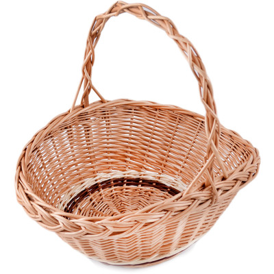 Wicker Basket 13 inch 13&quot;x10&quot;x12&quot; Brown