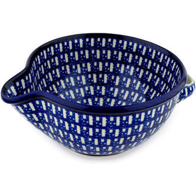 Polish Pottery Batter Bowl 7&frac12;-inch