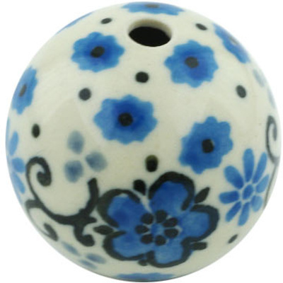 Polish Pottery Bead 1&quot; Dance With Joy