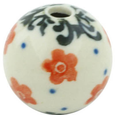 Polish Pottery Bead 1&quot; Peek A Boo