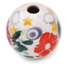 Polish Pottery Bead 1&quot; Summer Joy UNIKAT