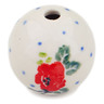 Polish Pottery Bead 1&quot; Wild Rose