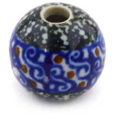 Polish Pottery Bead &frac34;-inch Amazing Grace