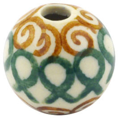 Polish Pottery Bead &frac34;-inch Braided Rug