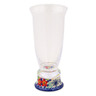 Polish Pottery Beer Glass Vibrant Hanging Garden UNIKAT
