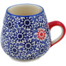 Polish Pottery Beer Mug 27 oz Bullseye UNIKAT