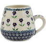 Polish Pottery Beer Mug 27 oz Mariposa Lily