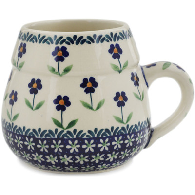 Polish Pottery Beer Mug 27 oz Mariposa Lily