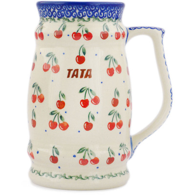 Polish Pottery Beer Mug 30 oz