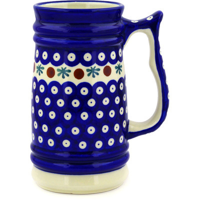 Polish Pottery Beer Mug 32 oz Mosquito