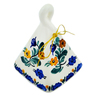 faience Bell Ornament 3&quot; Fleeting Moment