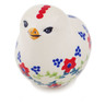 Polish Pottery Bird Figurine 2&quot; Rings Of Happiness