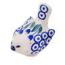 Polish Pottery Bird Figurine 2&quot; Water Tulip