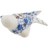 Polish Pottery Bird Figurine 4&quot; Pansy Parade UNIKAT