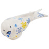 Polish Pottery Bird Figurine 4&quot; Snow Is Falling