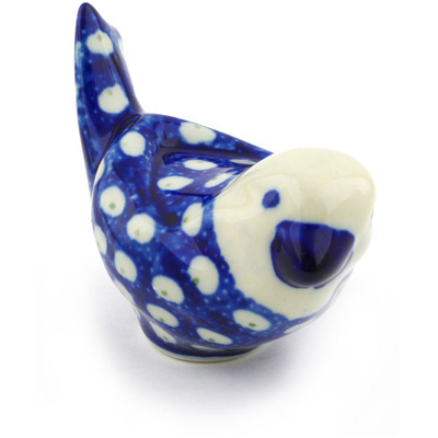 Polish Pottery Bird Figurine 4&quot; Stepping Stones