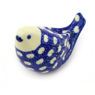 Polish Pottery Bird Figurine 4&quot; Stepping Stones