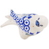 Polish Pottery Bird Figurine 4&quot; Water Tulip