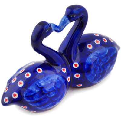 Polish Pottery Bird Figurine 8&quot; UNIKAT