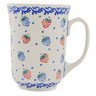 Polish Pottery Bistro Mug Berries And Dots