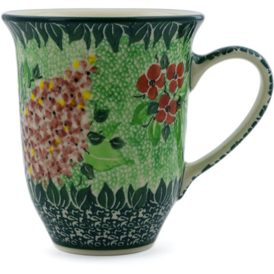 Polish Pottery Bistro Mug Berry Beautiful UNIKAT
