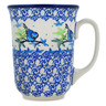 Polish Pottery Bistro Mug Birdy Babies