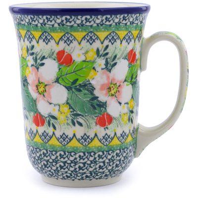 Polish Pottery Bistro Mug Country Boutique UNIKAT