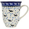 Polish Pottery Bistro Mug Dancing Dachshunds