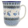 Polish Pottery Bistro Mug Dancing Fish