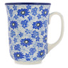 Polish Pottery Bistro Mug Drifting Dragonfly