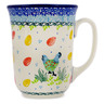 Polish Pottery Bistro Mug Egg-celent