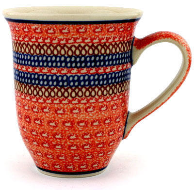 Polish Pottery Bistro Mug Fandango