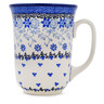 Polish Pottery Bistro Mug First Snow