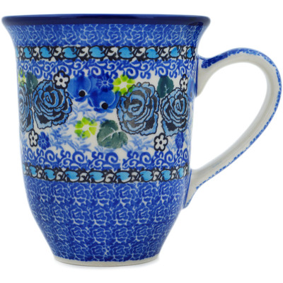 Polish Pottery Bistro Mug Garden At Midnight UNIKAT