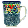 Polish Pottery Bistro Mug Glorious Beauty UNIKAT