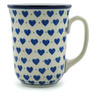 Polish Pottery Bistro Mug Hearts Delight