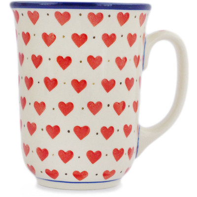 Polish Pottery Bistro Mug Looking For Love