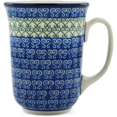 Polish Pottery Bistro Mug Lovely Heart