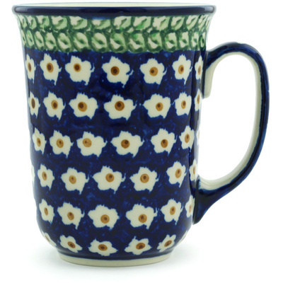 Polish Pottery Bistro Mug Marvellous Composition UNIKAT