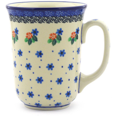 Polish Pottery Bistro Mug Meadow Walk