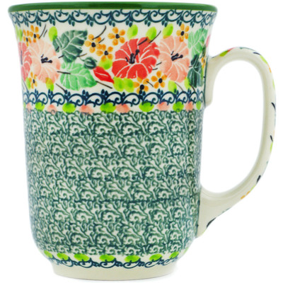 Polish Pottery Bistro Mug Morning Divine UNIKAT