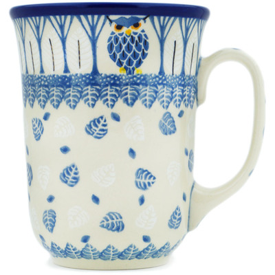 Polish Pottery Bistro Mug Owl Always Love You UNIKAT